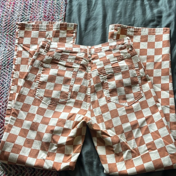 Orange Checkered Pands - Picture 3 of 3